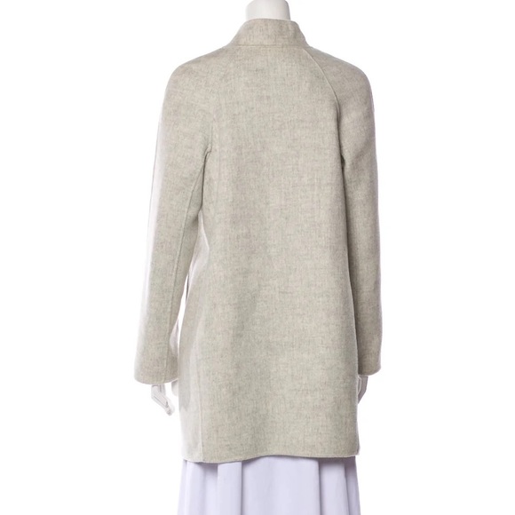 Vince Wool Coat Heather Grey - Picture 2 of 10